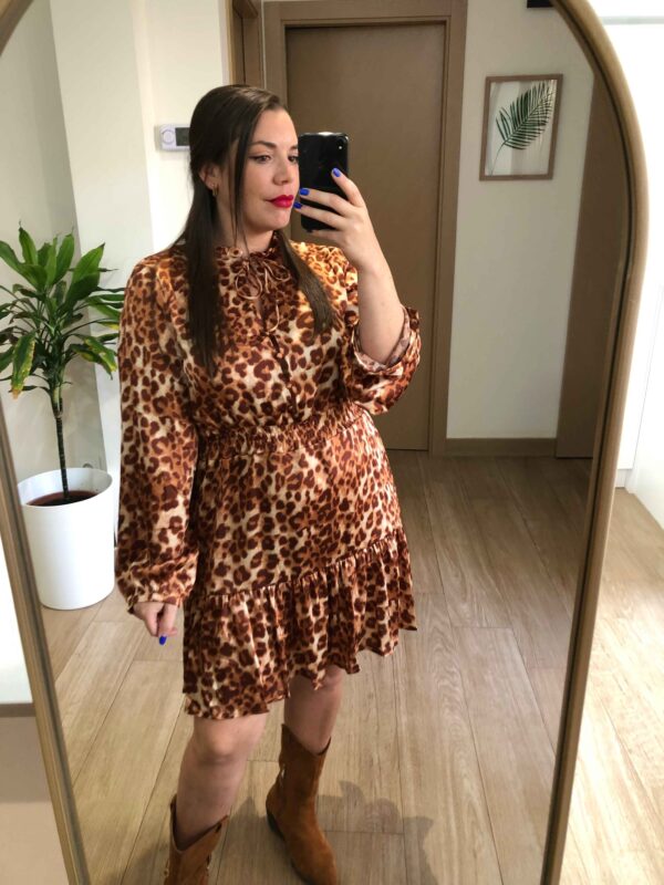 VESTIDO PRINT CARAMELO