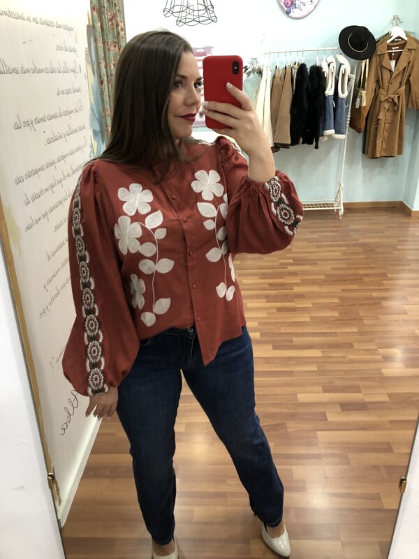 BLUSA TERRACOTA - Imagen 2