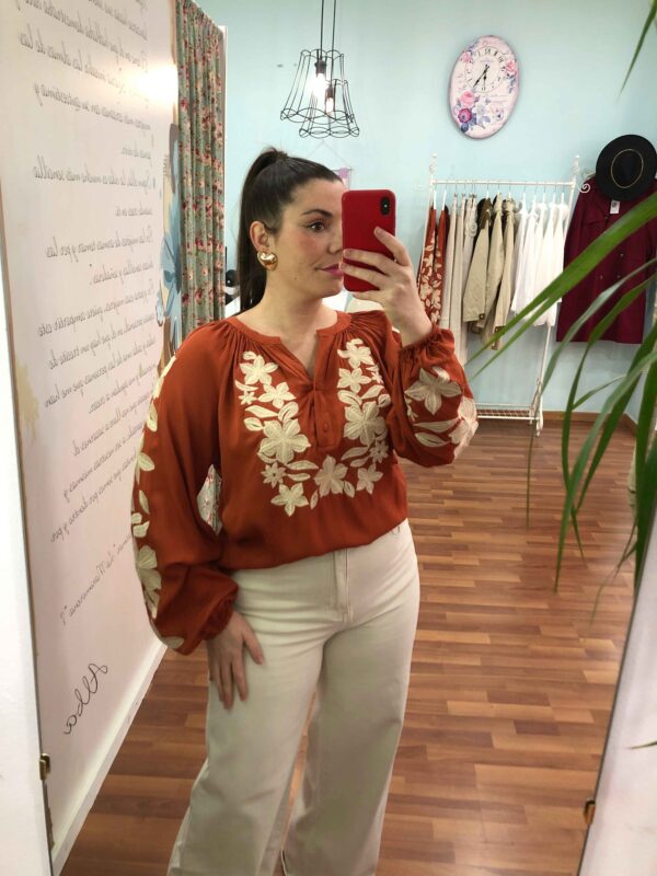 BLUSA TERRACOTA - Imagen 6