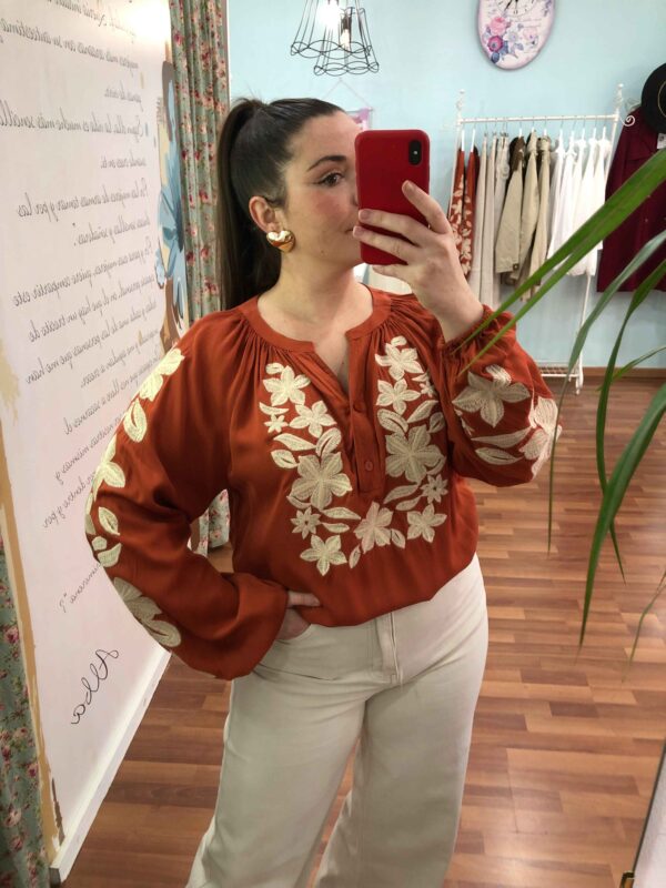 BLUSA TERRACOTA - Imagen 4