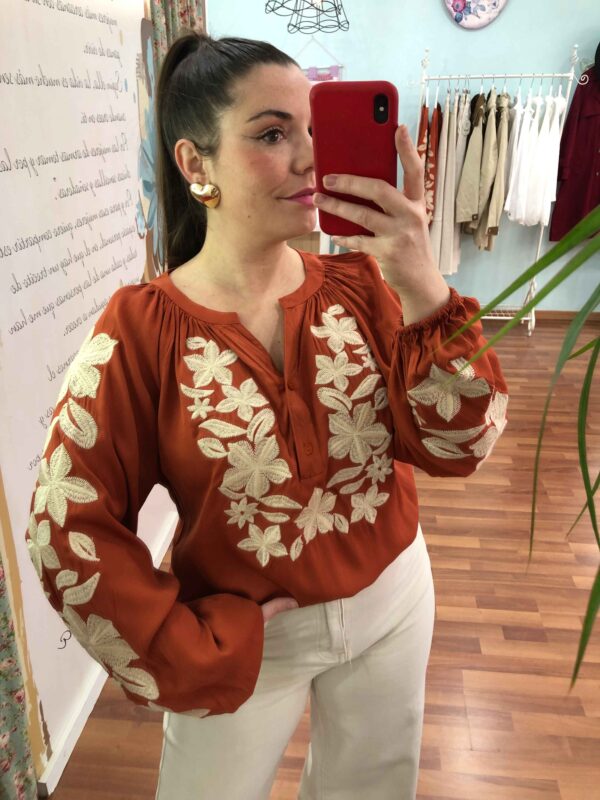 BLUSA TERRACOTA - Imagen 3