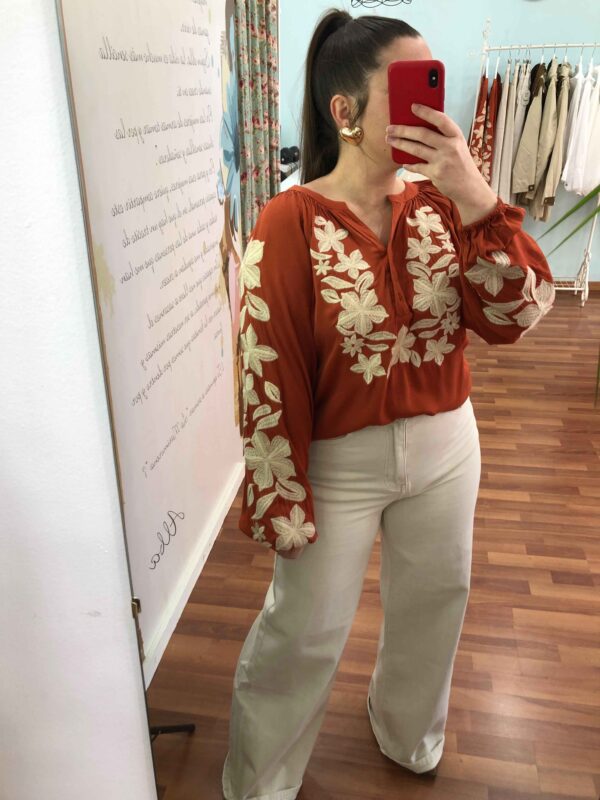 BLUSA TERRACOTA - Imagen 2