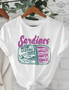 CAMISETA SARDINAS